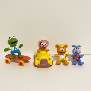 Vintage 1980s Muppet Babies McDonalds Toys Muppets Action Figure Lot Bundle 80s